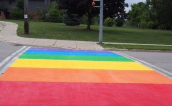Rainbow Crosswalk officially opened and recognized as a symbol of hope