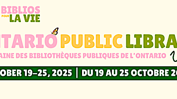 October marks Canadian Library Month and Ontario Public Library Week