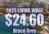 Living Wage needed keeps going up – now $24.60 in Bruce Grey