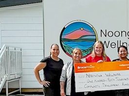 Bruce Power supplier partners donate in support of Noongwa Wellness