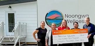 Bruce Power supplier partners donate in support of Noongwa Wellness