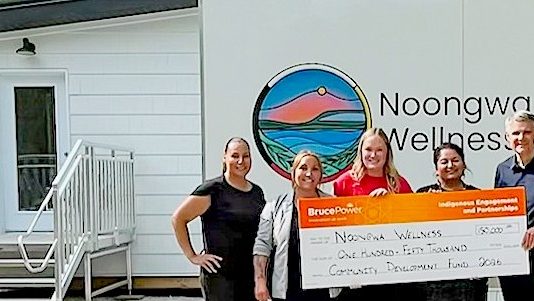 Bruce Power supplier partners donate in support of Noongwa Wellness