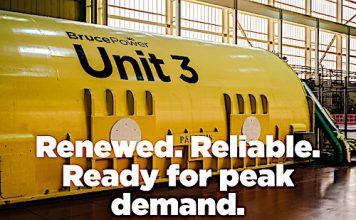 Bruce Power’s Unit 3, returned to service in June ahead of schedule and cost